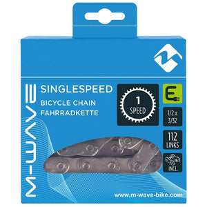 M-Wave, Singlespeed E, Chain, Speed: 1, 3/32'', Links: 112, Silver