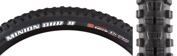 Maxxis Minion DHR II Tire - 27.5 x 2.8 Tubeless Folding BLK 3C MaxxTerra EXO