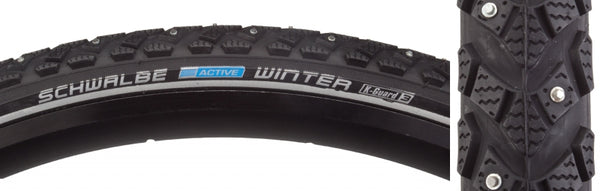 Schwalbe Winter Tire 700x35C Wire Clincher Winter KevlarGuard Reflex 50TPI Black