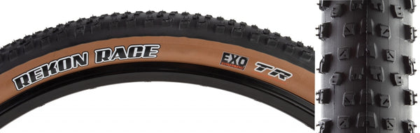 Maxxis Rekon Race Tire - 29 x 2.25 Tubeless Folding Black/Dark Tan DC EXO