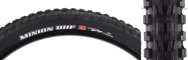 Maxxis Minion DHF Tire - 24 x 2.4 Clincher Wire Black 3C Maxx Grip DH