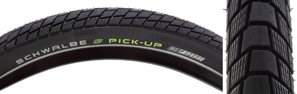 Schwalbe Pick-Up Tire - 27.5 x 2.60 Clincher Wire BLK/Reflective Performance Line Super Defense Addix E Twin Skin E-50