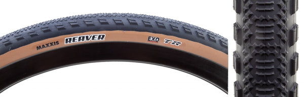 Maxxis Reaver Tire - 700 x 45 Tubeless Folding Tan Dual EXO