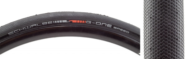 Schwalbe G-One Speed Tire - 700 x 30 / 28 x 1.20 Tubeless Folding BLK Evolution Line Addix SpeedGrip Super Ground E-25