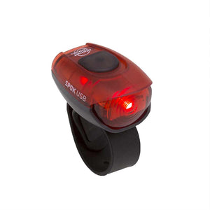 Planet Bike, Spok USB Tail Light, Light, Rear, Red