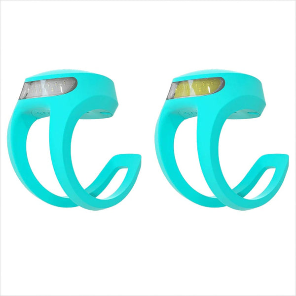 Knog Frog V3 Light Front and Rear Turquoise Set