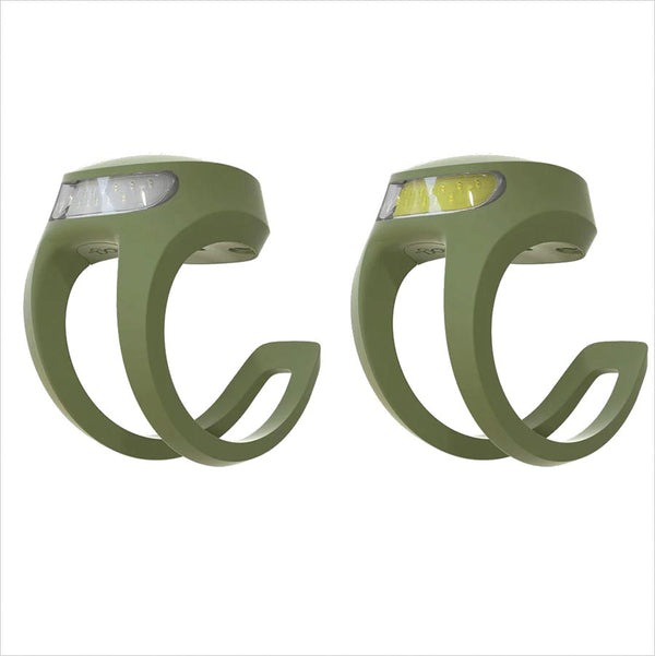 Knog Frog V3 Light Front and Rear Green Set