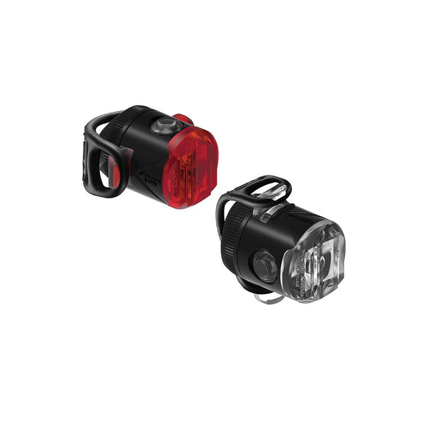 Lezyne Femto USB-C Drive Headlight/Taillight Set - Black