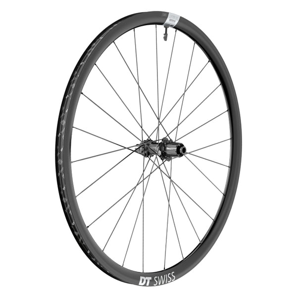 DT Swiss E 1800 Spline 30 Rear Wheel - 700c 12 x 142mm Center-Lock HG 11 Road Ratchet LN 18 BLK