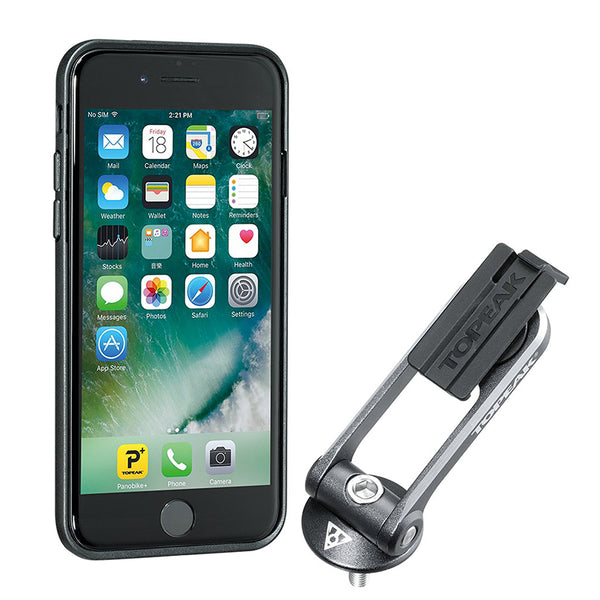 Topeak, RideCase, with mount, Fits iPhone 6/6S/7, Black