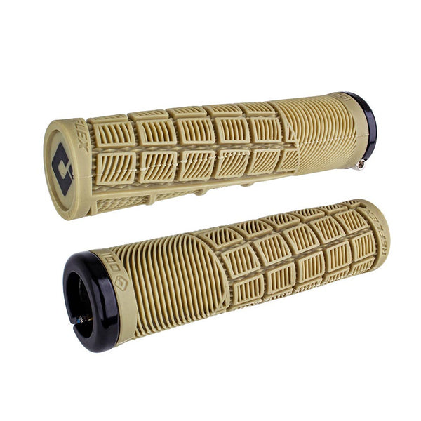 ODI Reflex v2.1 Lock-On Grips - Black/Tan