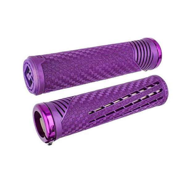 ODI CF V2.1 Grips - Purple Lock-On