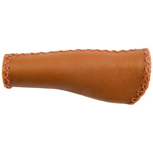 Velo, Handlz Retro Ergo, Grips, 135mm, Brown