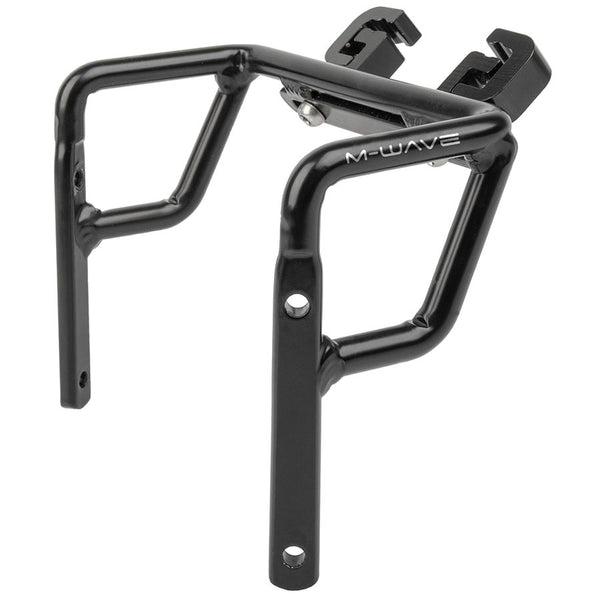 M-Wave, Ada S III, Bottle Cage Mount, Mounts on the seat rails and allows the installation of 2 bottle cages while still allowing the use of a seat bag