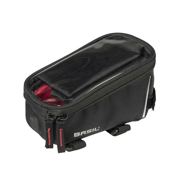 Basil, Sport, Top Tube Bag, 1L, Black