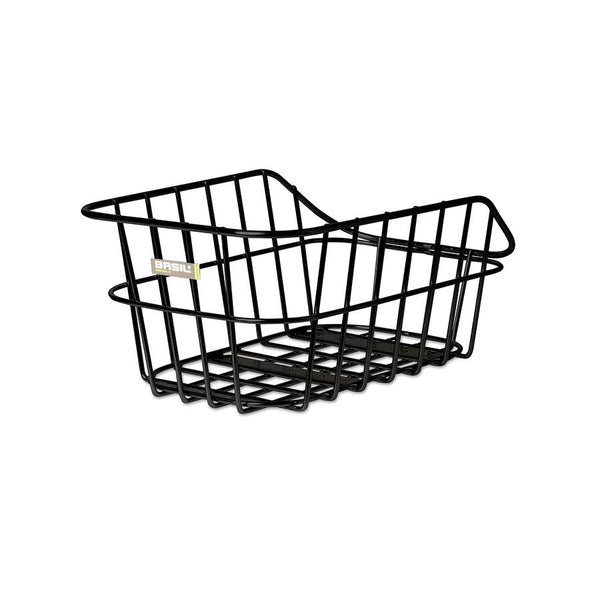 Basil, Cento Alu, Rear basket, Matt Black