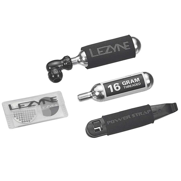 Lezyne, Repair Kit, CO2 Inflator, Threaded, Presta, Schrader, 2x16g