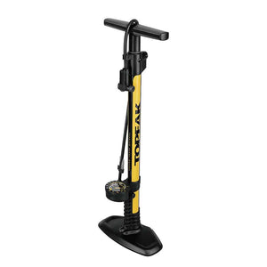 Topeak, JoeBlow Sport 2Stage, Floor Pump, Hammer Type TwinHead DX5, 160psi, Yellow