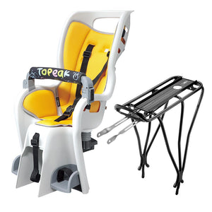 Topeak, Baby Seat II, Baby Seat, On rear rack (included), Yellow