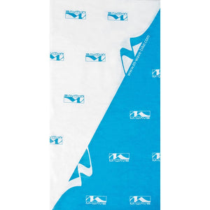 M-Wave, Seamless Bandana, Blue White M-Wave Logo