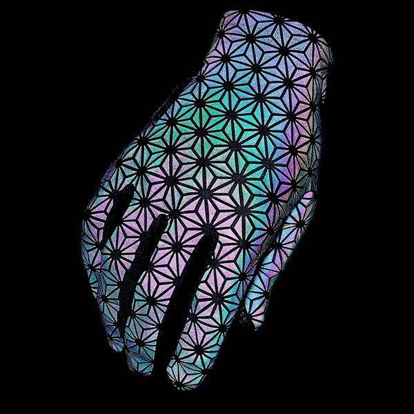 Supacaz SupaG Long Full Finger Gloves Oil Slick M Pair