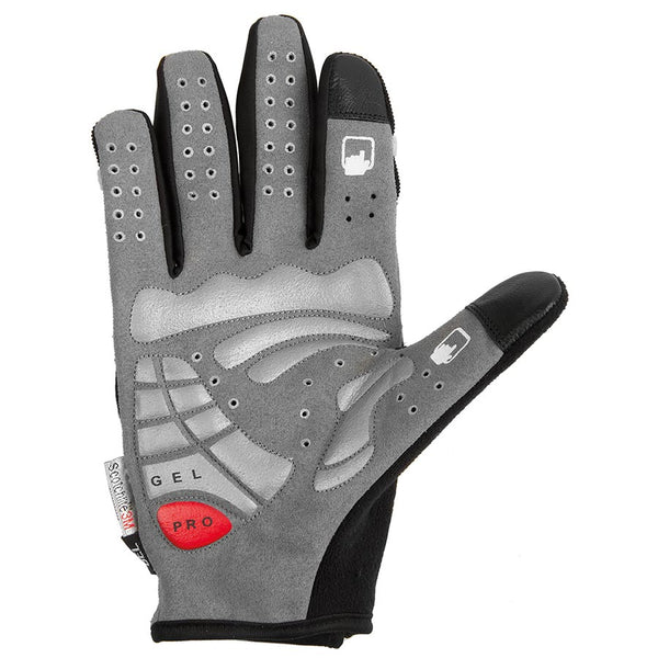 M-Wave, ProTect HD, Full Finger Gloves, Grey/Black, M