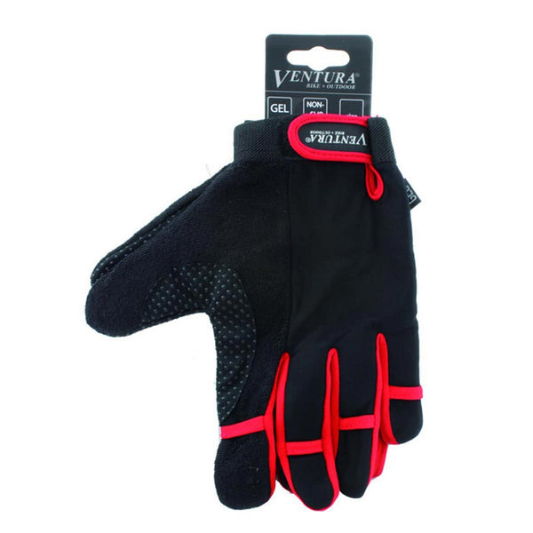 Ventura, Full Finger Touch, Full Finger Gloves, Red, L, Pair