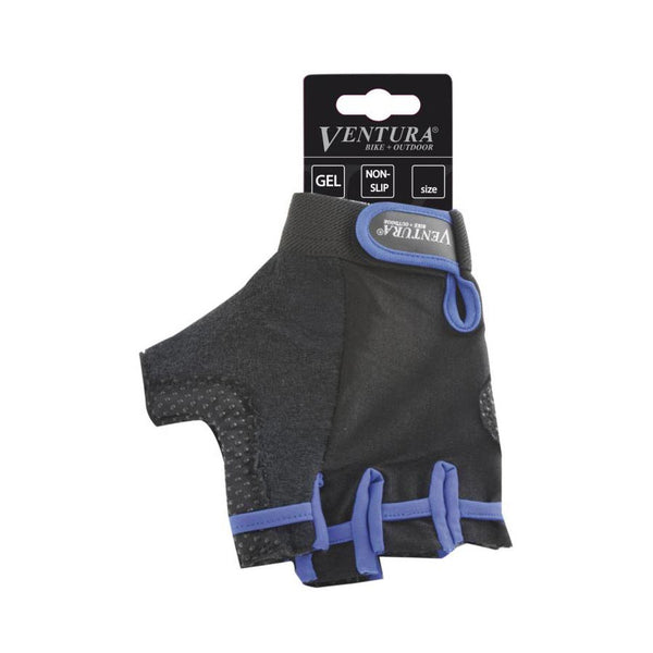 Ventura, Touch Gloves, Short Finger Gloves, Blue, L, Pair