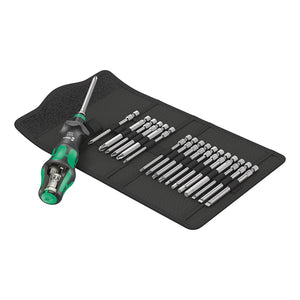 Wera, Kraftform Turbo, Screwdriver, With Bits and Pouch, Set