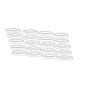 RockShox, 11.4310.697.000, Pack of 20 Foam Rings, 32x3.5mm