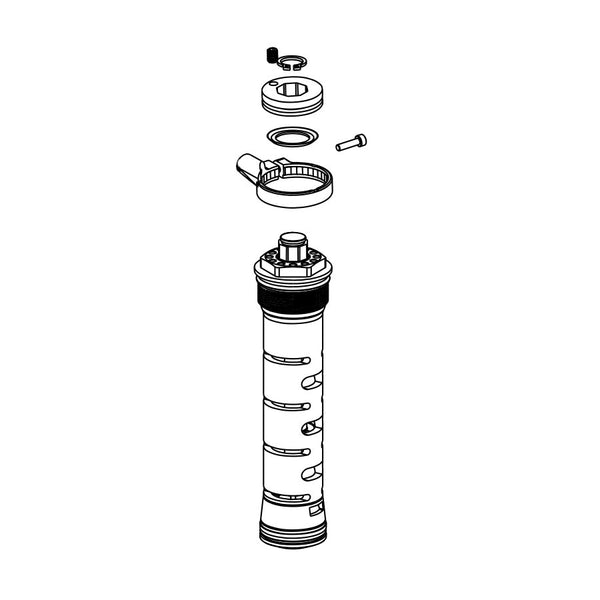 RockShox, 11.4015.306.030, 2010 Tora XC/SL/Race, 2011 Recon Silver Motion Control Compression Damper Kit, Remote