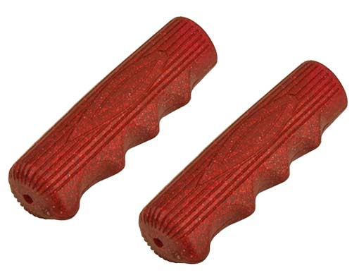 GRIPS 7/8 LONG 115MM KRATON RUBBER 212 SPARKLE/RED