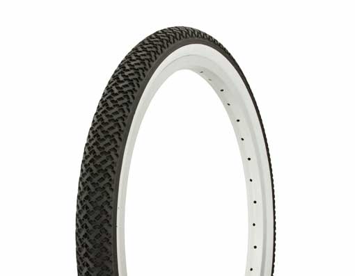 Tire 20 x 1.75 Blk/Wht 7003 F&R