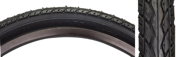 TIRE SUNLT 22x1.75 BK/BK K924 WIRE