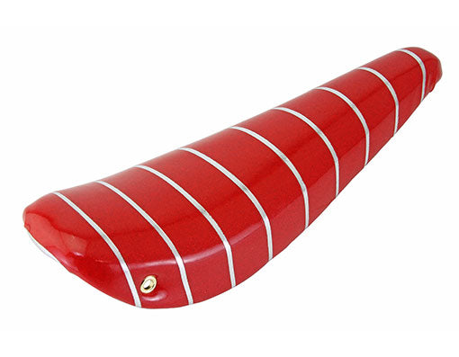 Banana Saddle Sparkle/Red W/Silver Stripe.