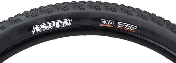 Maxxis Aspen Tubeless Ready Dual Compound EXO Wide Trail Tire 120TPI, Black 29 x 2.40