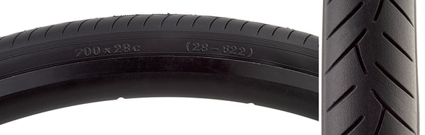 TIRE SUNLT 700x28 BK/BK SMOOTHIE V55 FOLD-CB/30 100psi