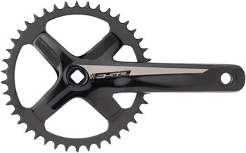 Full Speed Ahead Vero Pro 1x Crankset - 170mm 10/11-Speed 42t 120 BCD JIS Spindle Interface Black B1