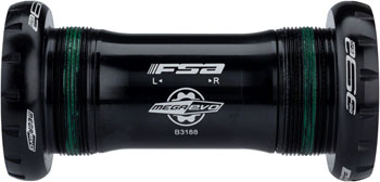 FSA - MegaEvo Steel Mountain Bottom Bracket for 392EVO cranks, 68/73mm English Threading