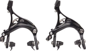 Tektro R539 Road Caliper Set Front & Rear Black 47-57mm QR