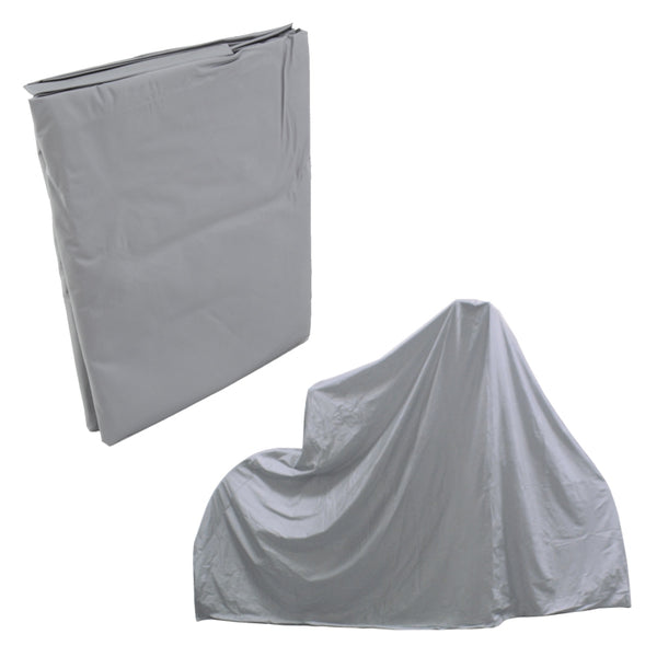 COVER BIKE SUNLT PLASTIC SILVER