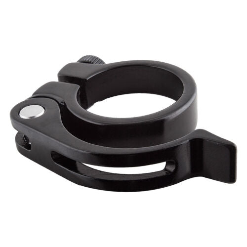 SEATPOST CLAMP SUNLT 34.9 SAFETY LOC BK