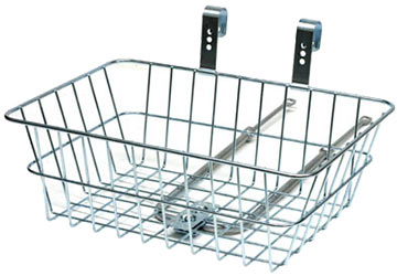 Sunlite - Medium Basket With Legs 15x10x5 Silver