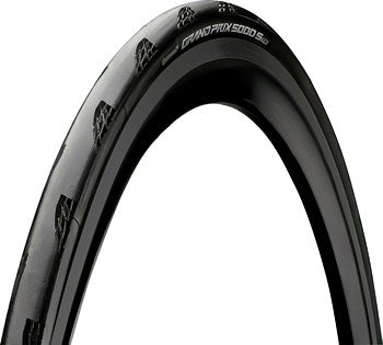 Continental Grand Prix 5000 S TR Tire - 700 x 25 Tubeless Folding Black 220tpi