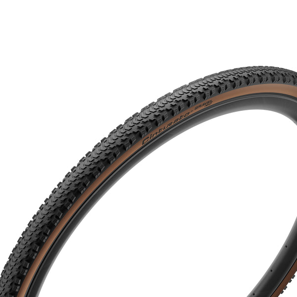 Pirelli, Cinturato GRAVEL RC, Gravel Tire, 700x40C, Folding, Tubeless Ready, SpeedGrip, TechWALL+, 127TPI, Tanwall