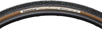 Panaracer GravelKing SK Tire - 700 x 38 Tubeless Folding Black/Brown