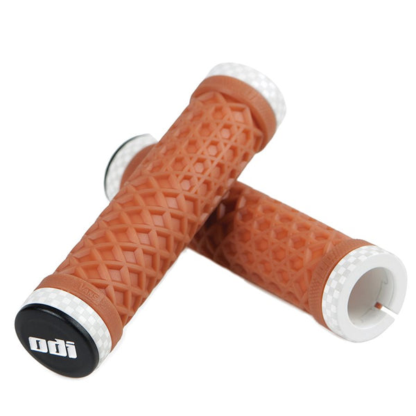 ODI, Vans Lock-On, Grips, 130mm, Gum Rubber/Checkerboard, Set