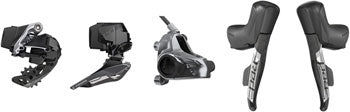 SRAM RED eTap AXS Electronic Road Groupset - 2x, 12-Speed, HRD Brake/Shift Levers, Flat Mount Disc Calipers, Front/Rear Derailleurs, D1