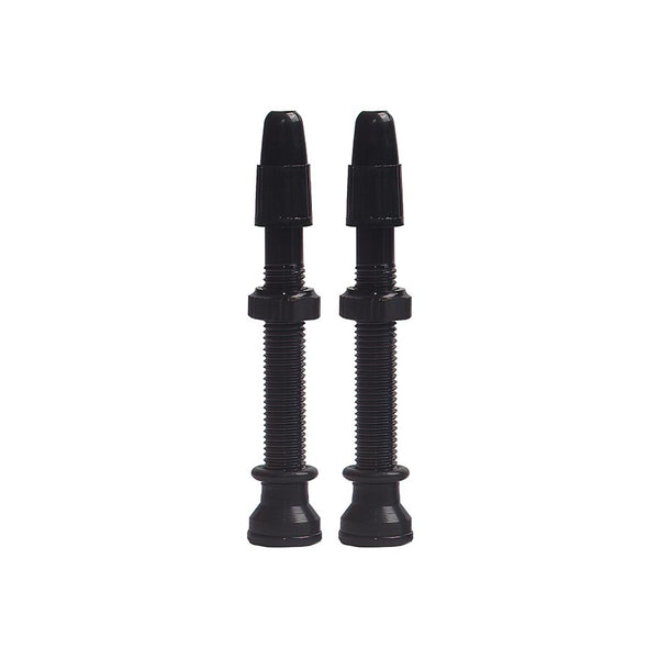 EVO, Tubeless Valves, Tubeless Valve, Presta, 44mm, Black, Pair