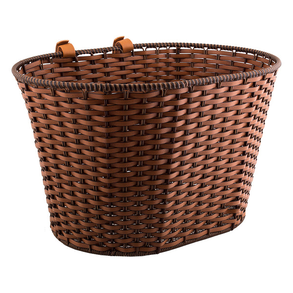 Sunlite-Rattan Basket Brown w/Straps